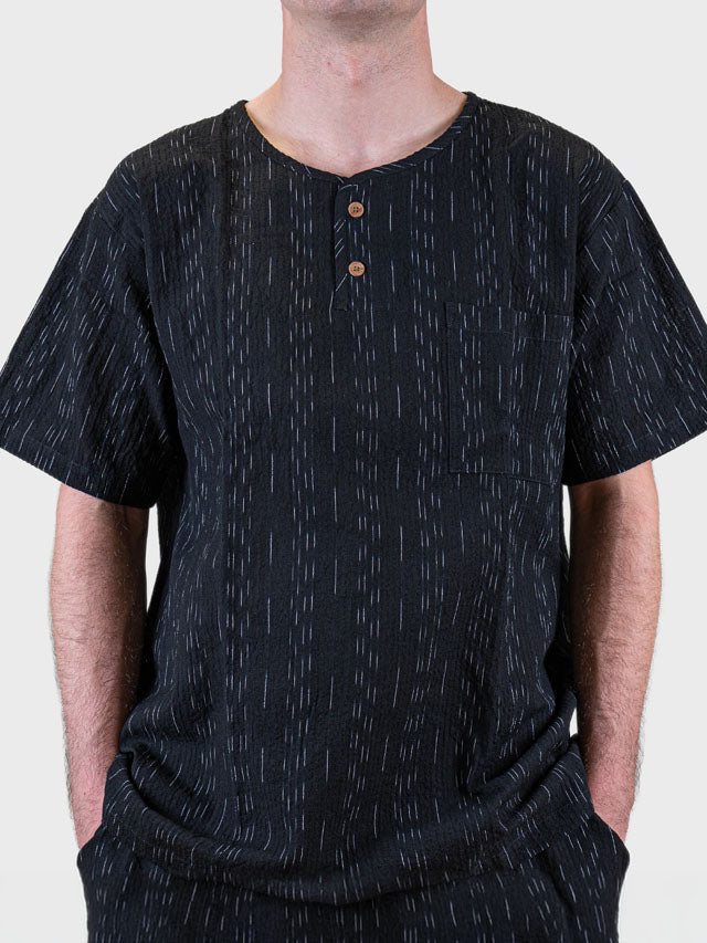 Japansk Jinbei Herr – Kuro