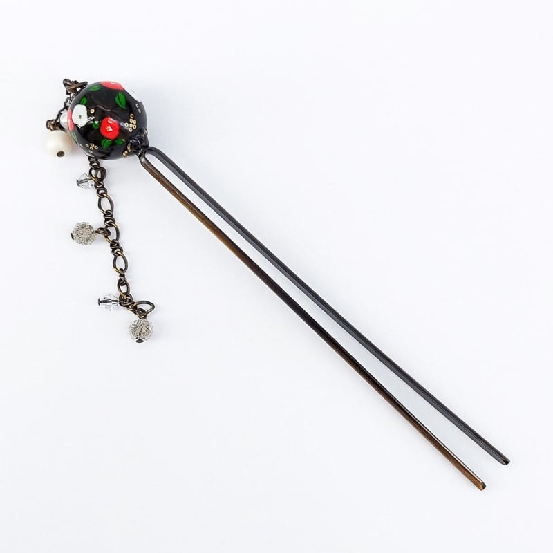 Japansk Kanzashi kamelia