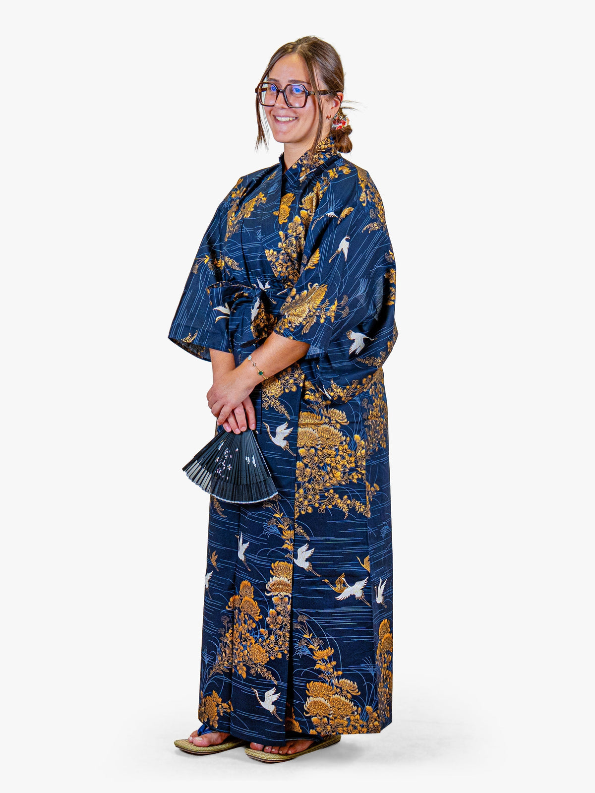 Japansk Kimono Dam – Kiku Tsuru