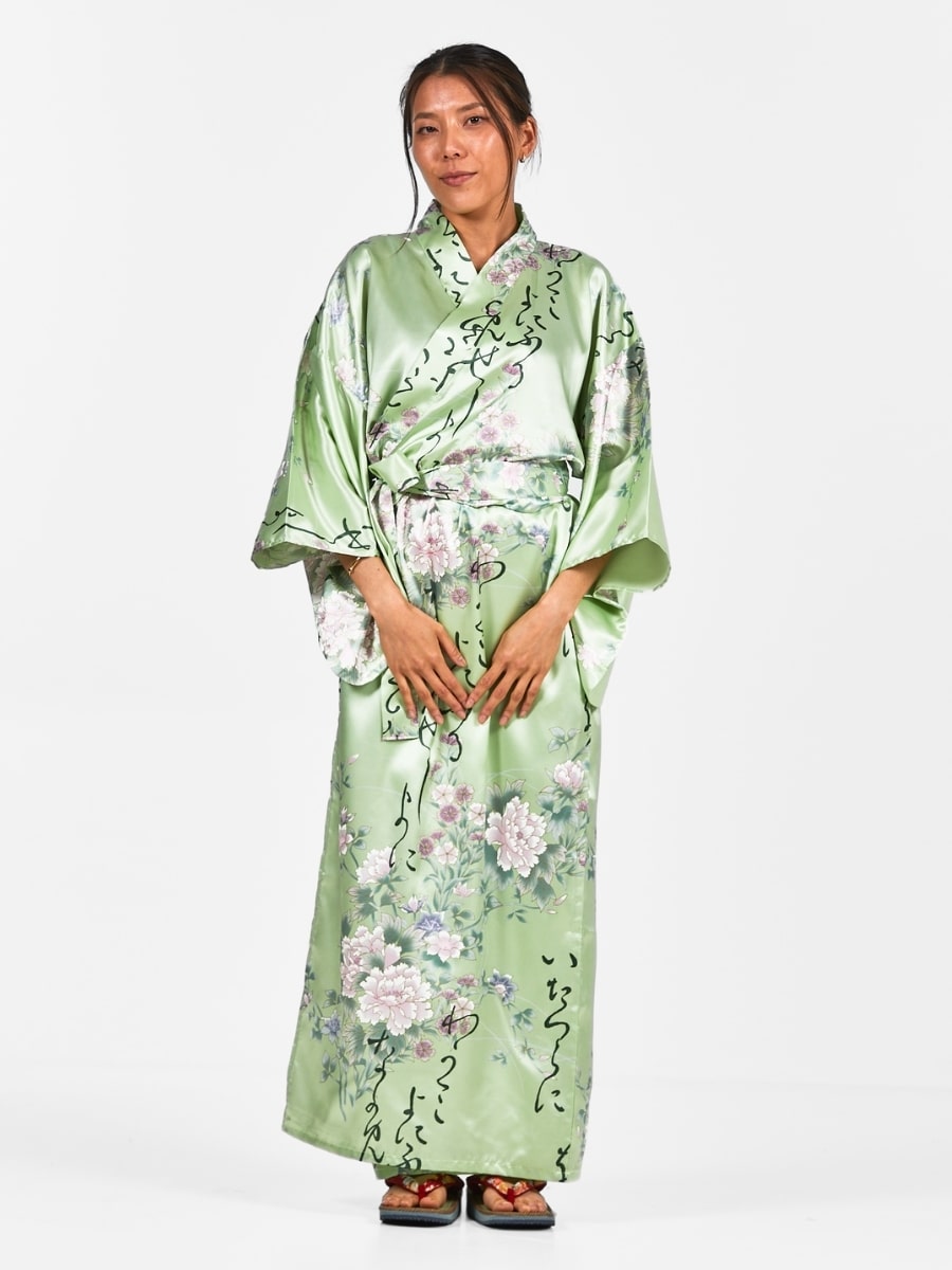 Japansk kimono för dam Shi to Hana En storlek