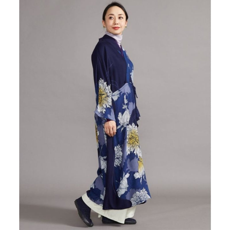 Japansk Kimono Klänning En storlek