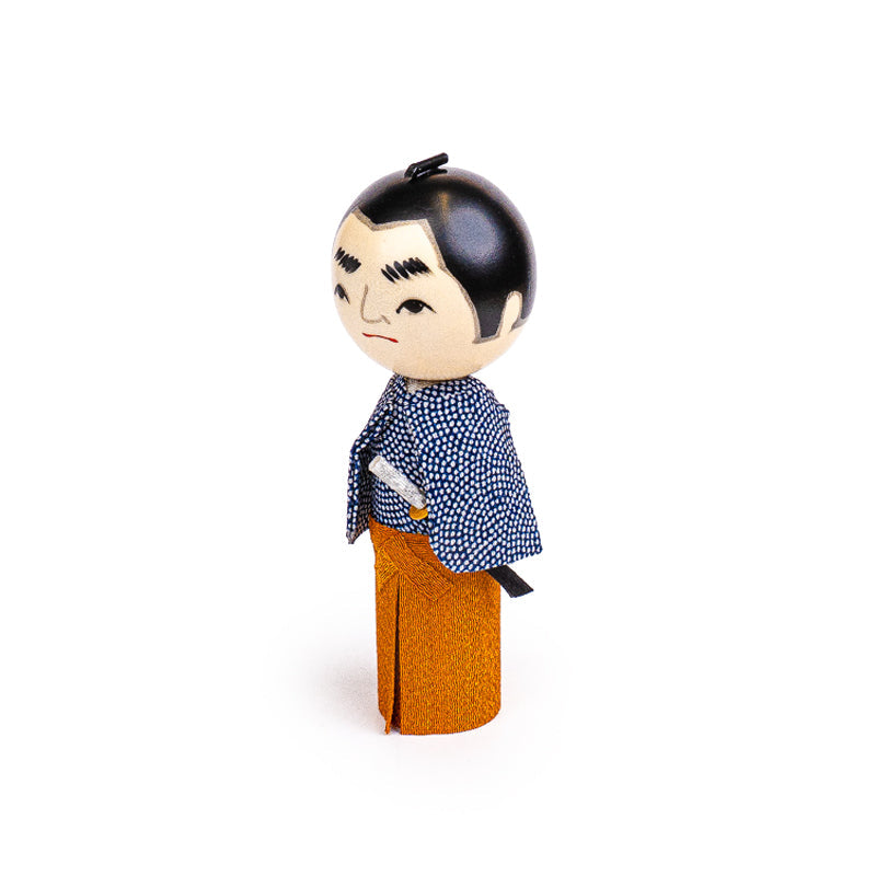 Japansk Kokeshi Docka - Samuraj