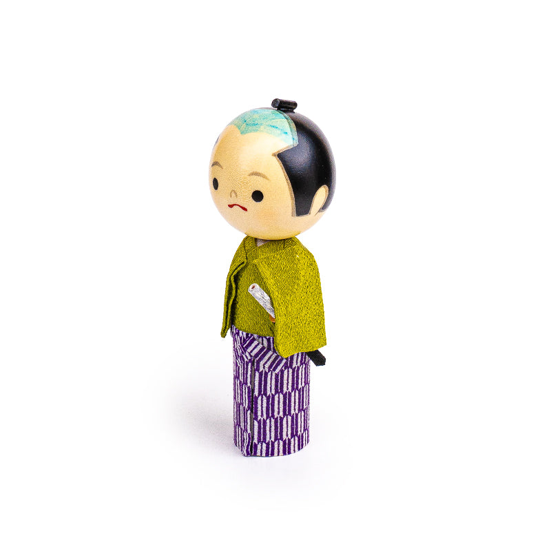 Japansk Kokeshi Docka - Ung Samuraj