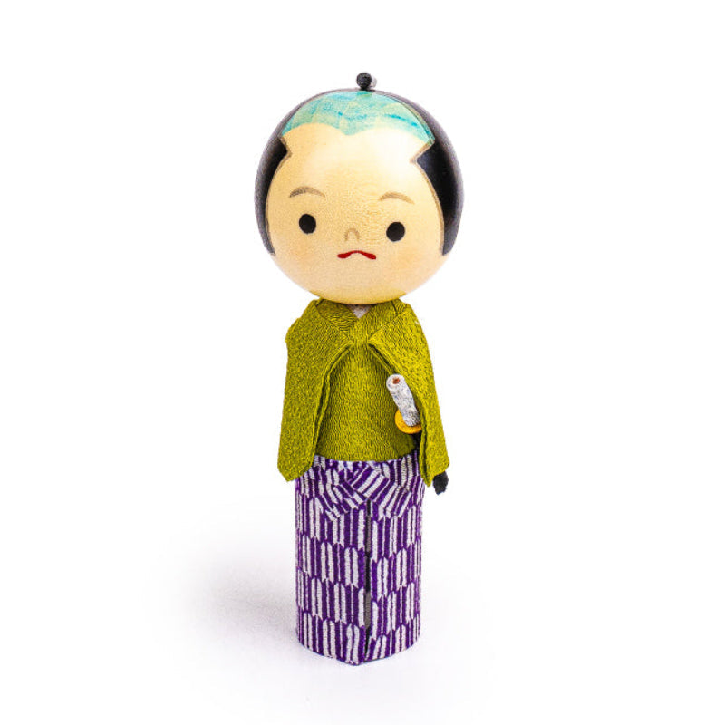 Japansk Kokeshi Docka - Ung Samuraj