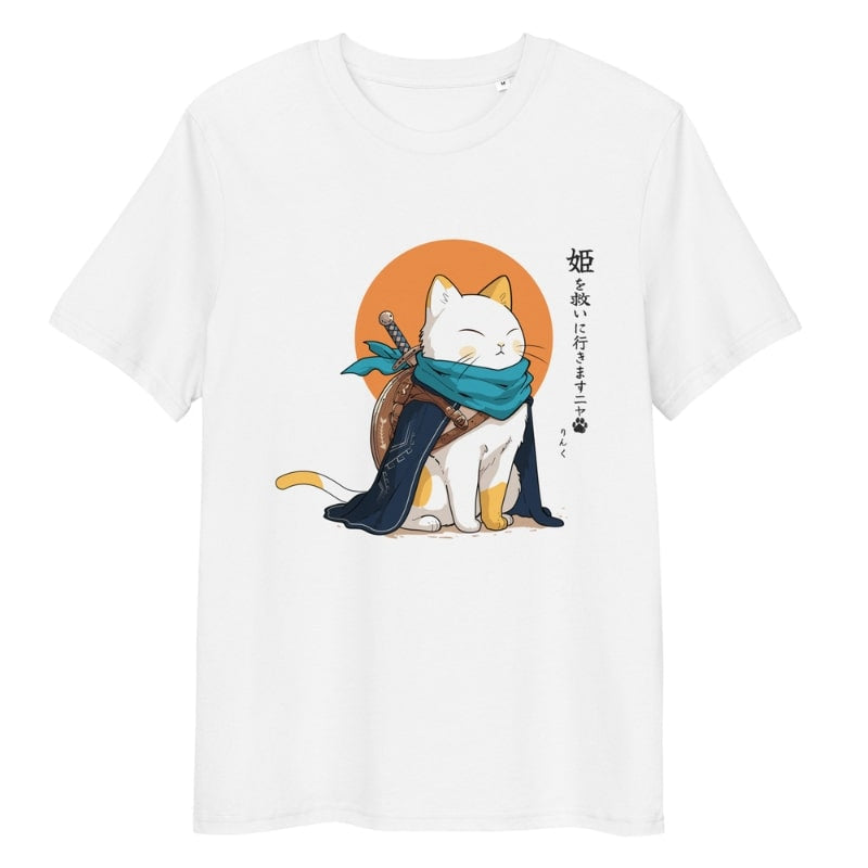 Japansk legendarisk katt T shirt S / Blanc
