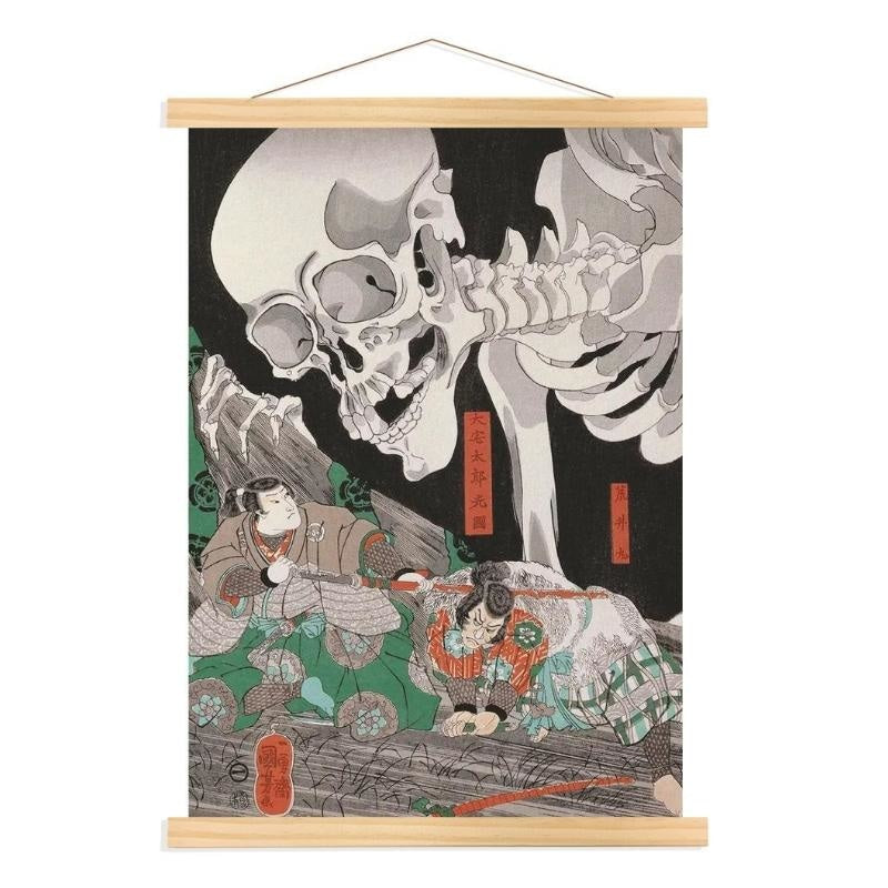 Japansk målning Gashadokuro