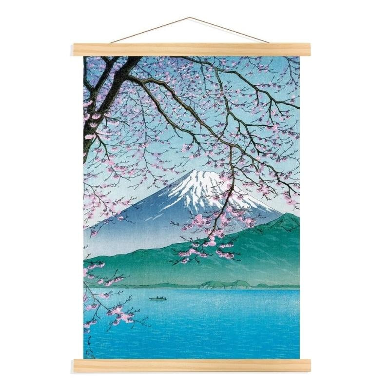 Japansk målning Mount Fuji
