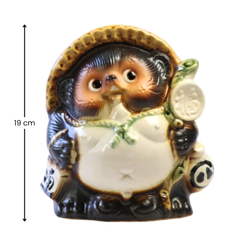 Japansk mårdhund Statyett 19 cm