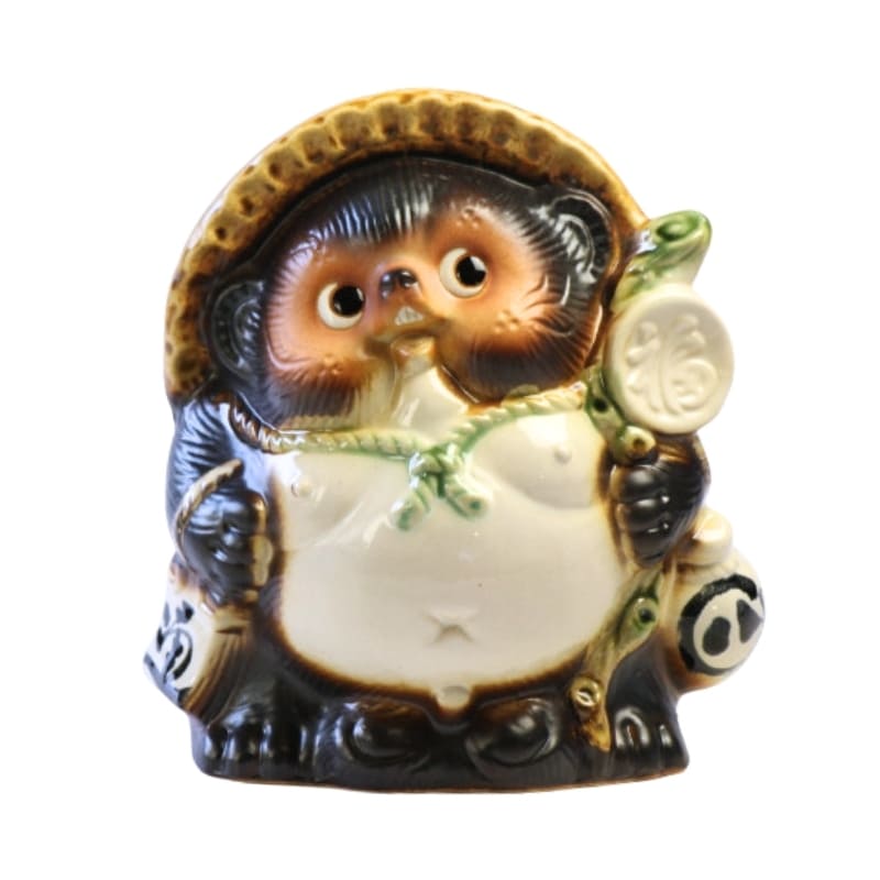 Japansk mårdhund Statyett 19 cm