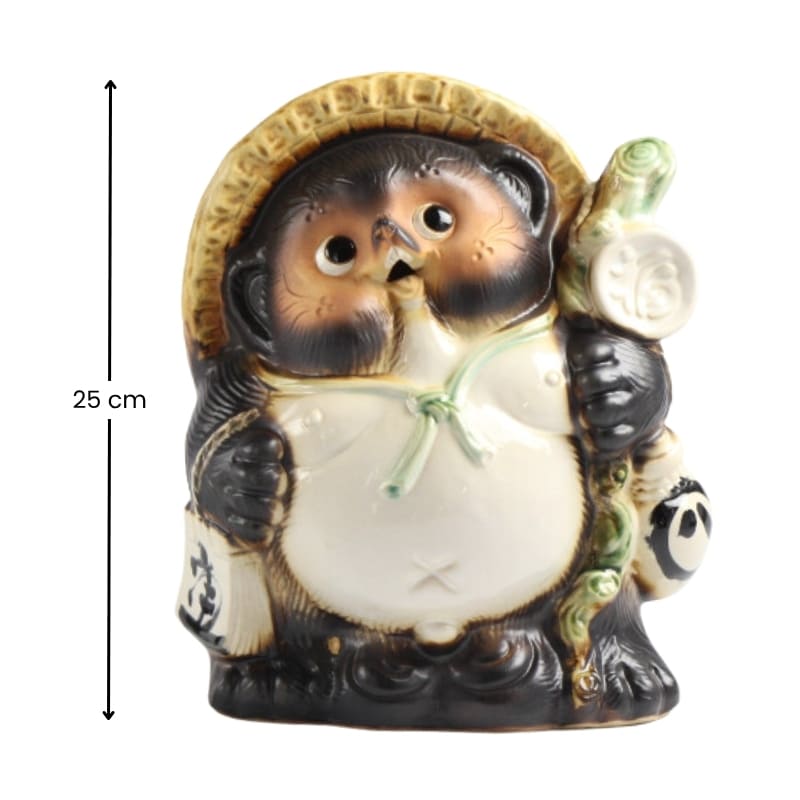 Japansk mårdhund Statyett 25 cm