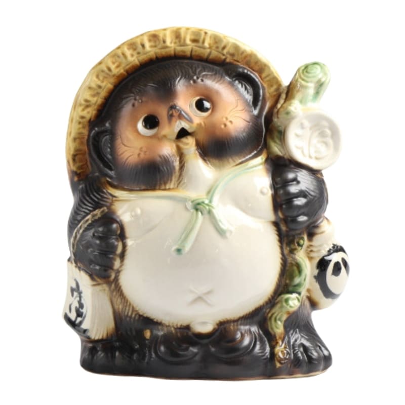 Japansk mårdhund Statyett 25 cm