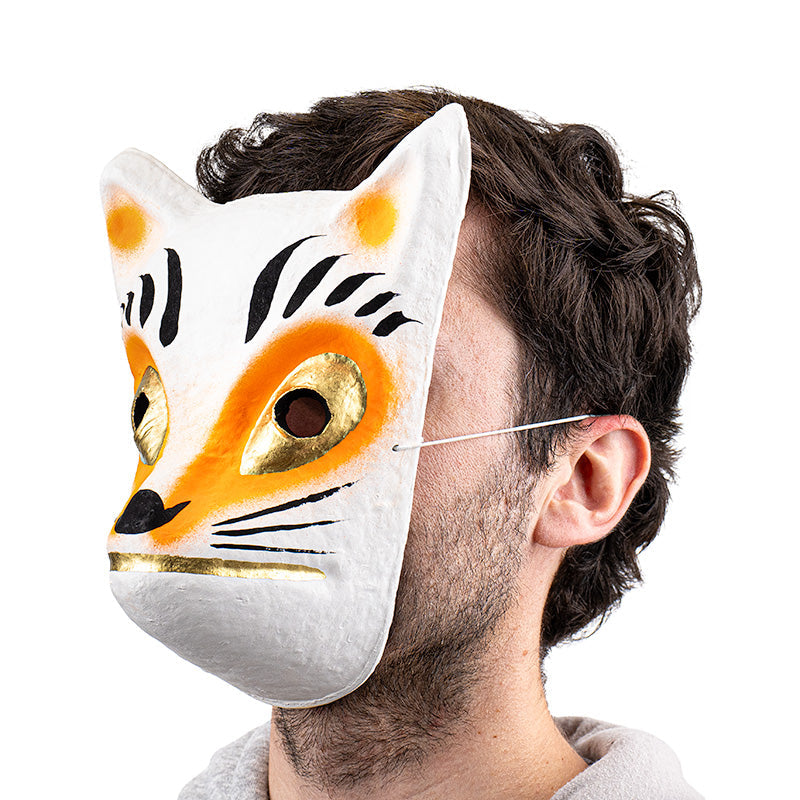 Japansk Mask - Papier-maché - Kitsune