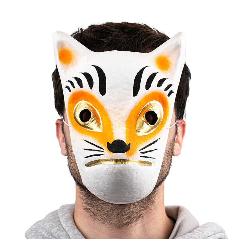 Japansk Mask - Papier-maché - Kitsune