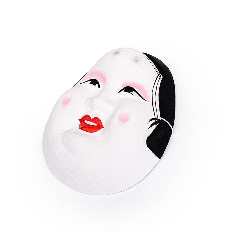Japansk Mask - Papier-maché - Okame