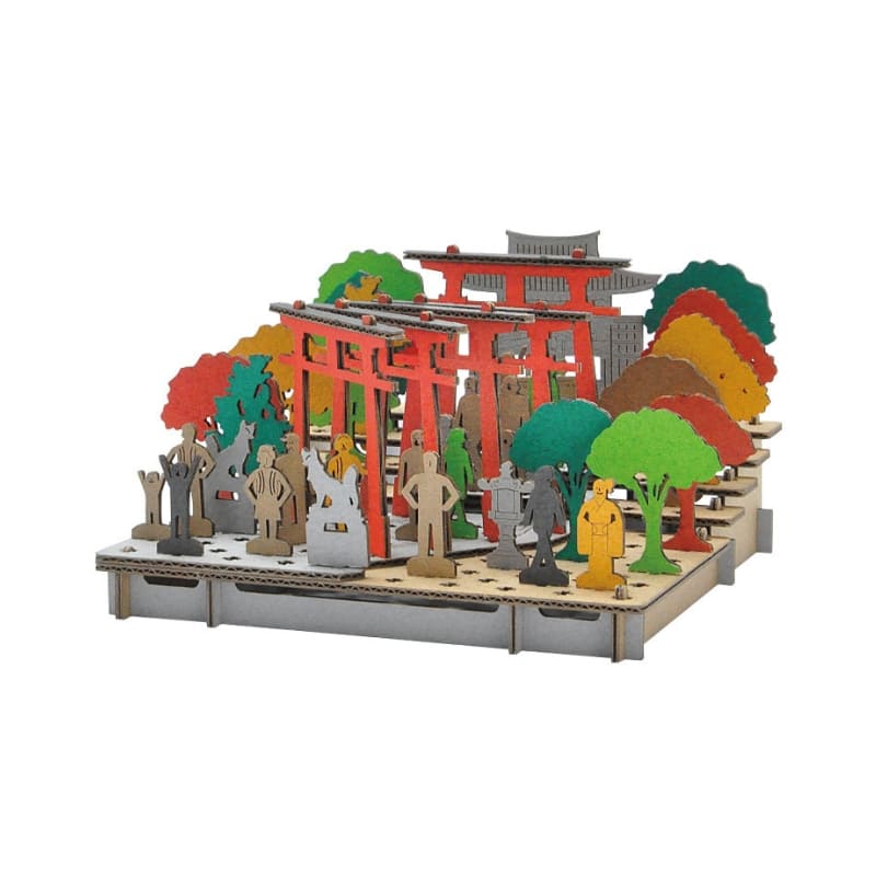 Japansk miniatyrmodell - Fushimi Inari Shrine