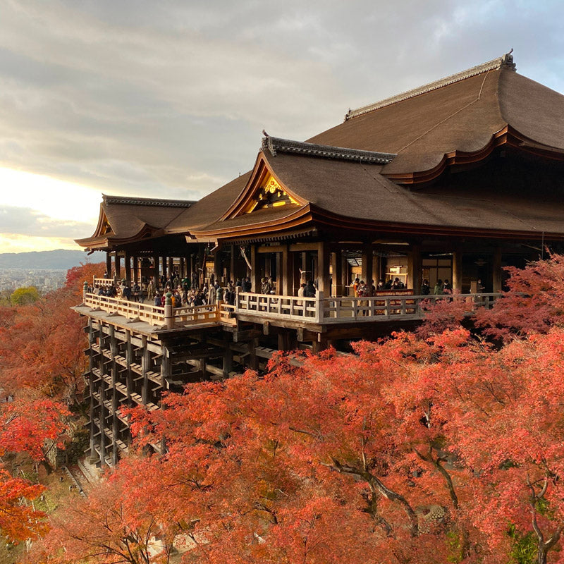 Japansk miniatyrmodell - Kiyomizu-dera tempel