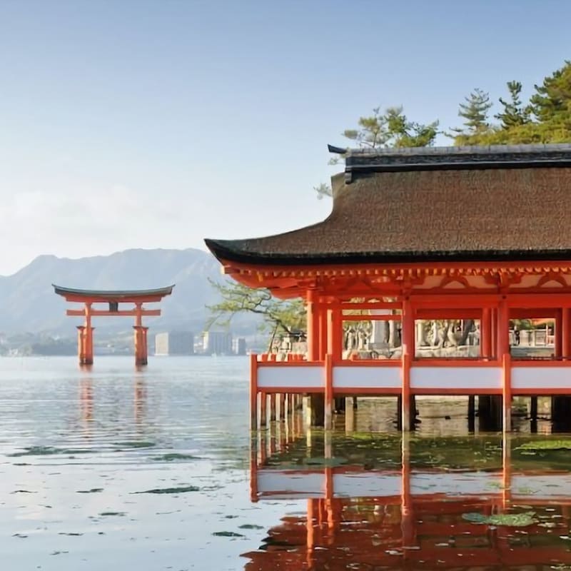 Japansk miniatyrmodell - Miyajima