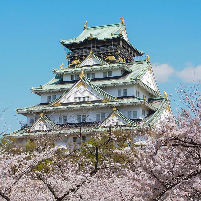 Japansk miniatyrmodell - Osaka slott