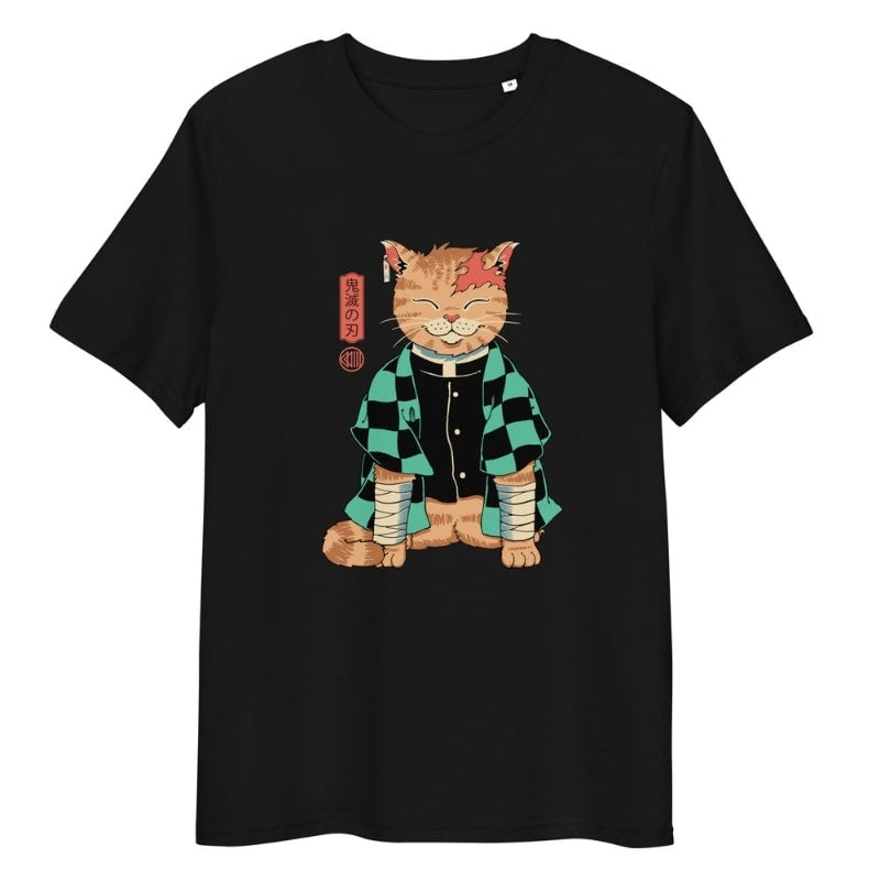 Japansk Neko Slayer T shirt S / Noir
