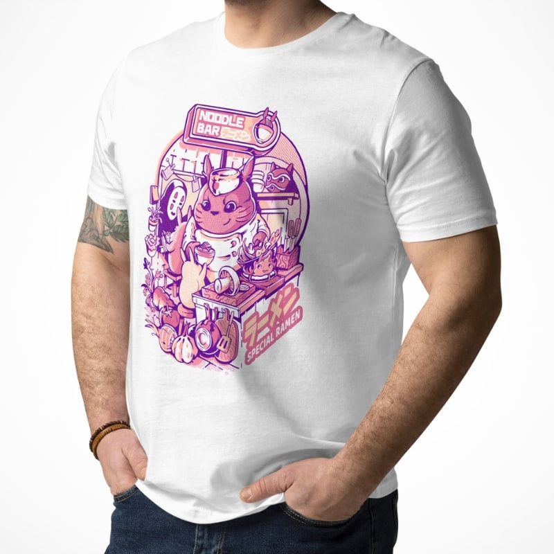 Japansk Noodle Bar T shirt