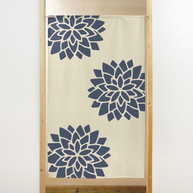 Japansk Noren Lotusblomma 85 x 150 cm