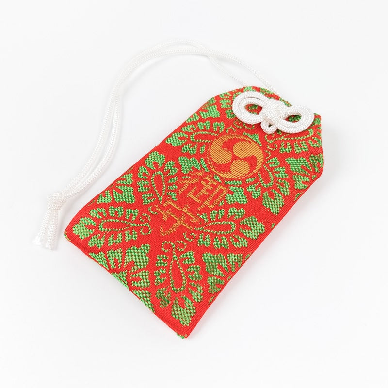 Japansk Omamori Tomoe Röd