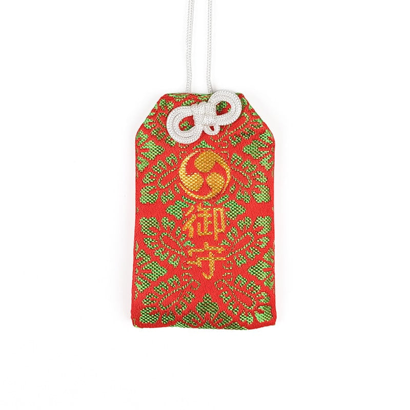 Japansk Omamori Tomoe Röd