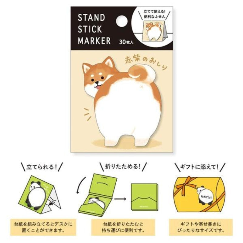 Japansk Post it Shiba Roux