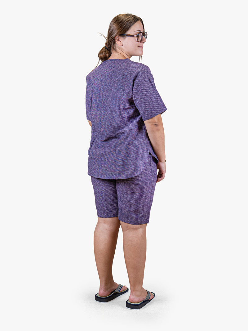Japansk Pyjamas i Jinbei-stil Dam – Lila