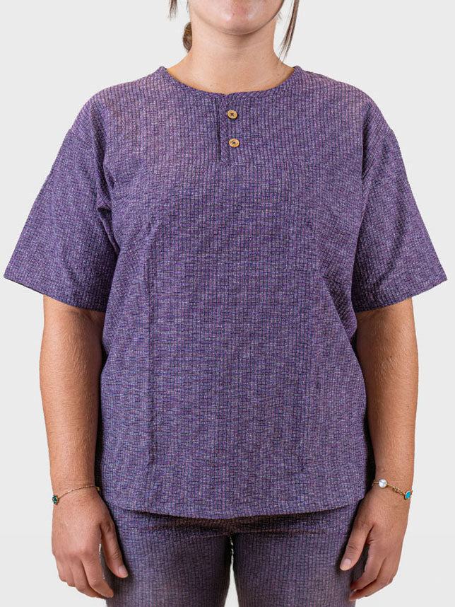 Japansk Pyjamas i Jinbei-stil Dam – Lila