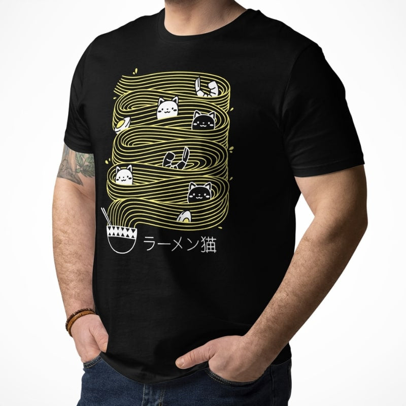 Japansk Ramen Kawaii T shirt