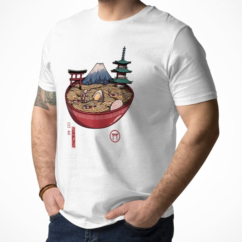 Japansk Ramen Life T shirt