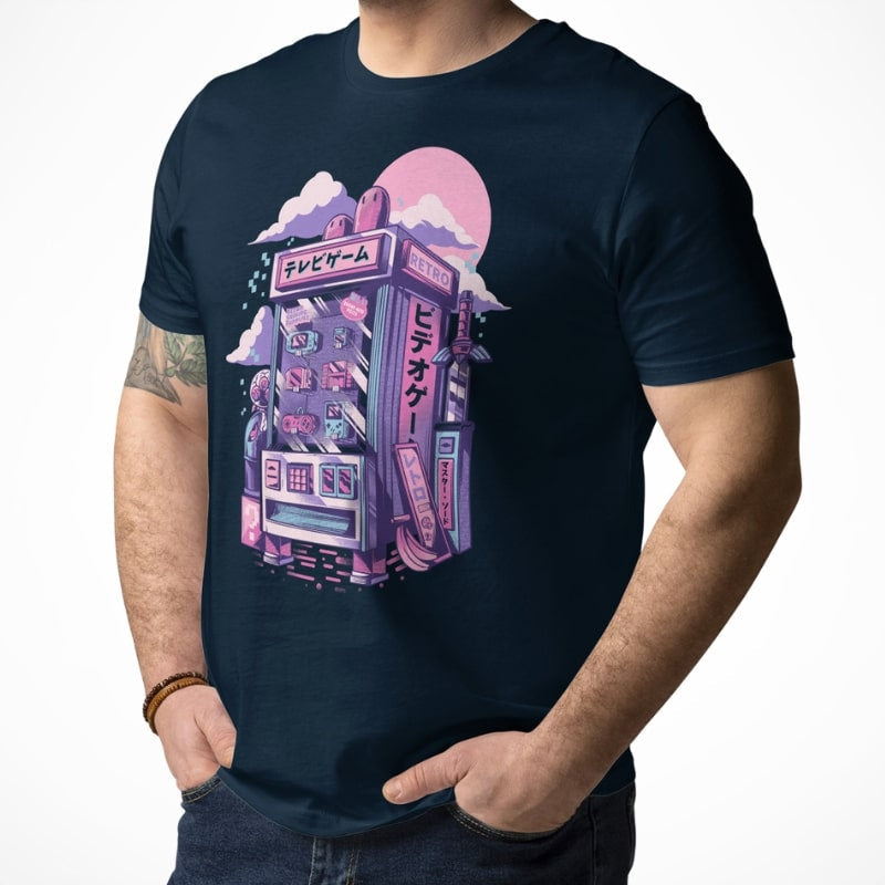 Japansk Retro Gaming T shirt