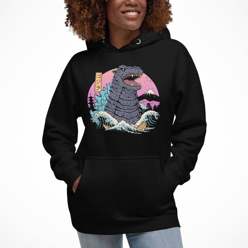 Japansk Retro Kaiju Sweatshirt