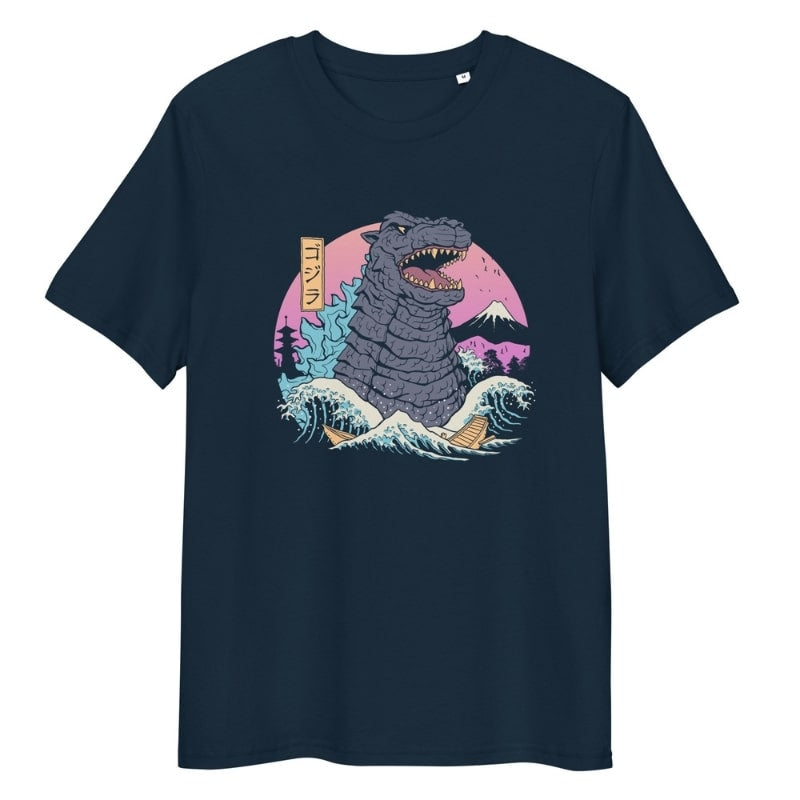 Japansk Retro Kaiju T shirt S