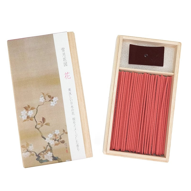 Japansk rökelseask med blomma