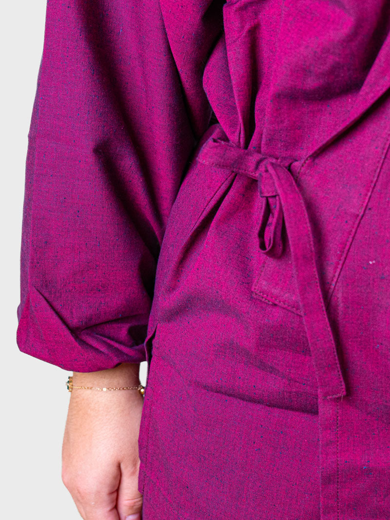 Japansk Samue-pyjamas Dam – Fuchsia