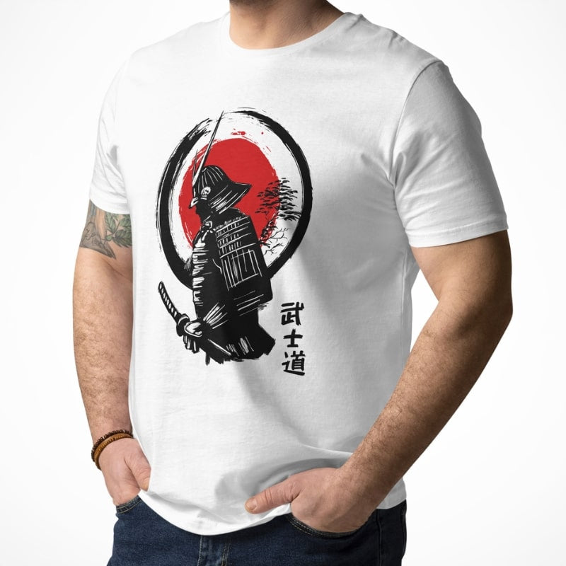 Japansk Samuraj T shirt