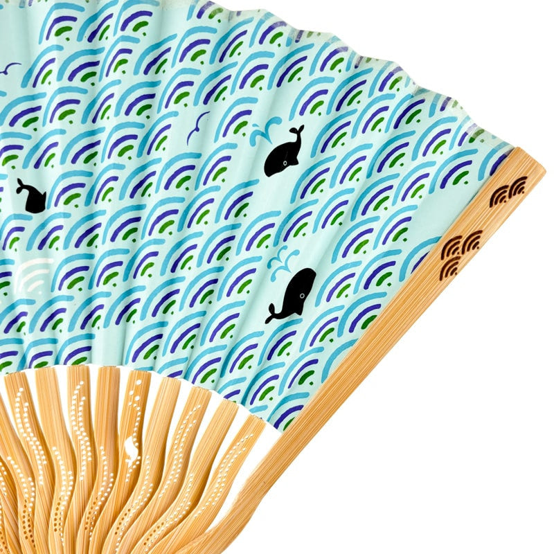 Japansk Seigaiha fan