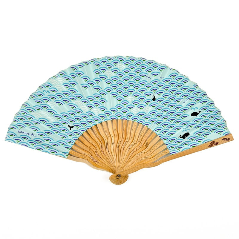 Japansk Seigaiha fan