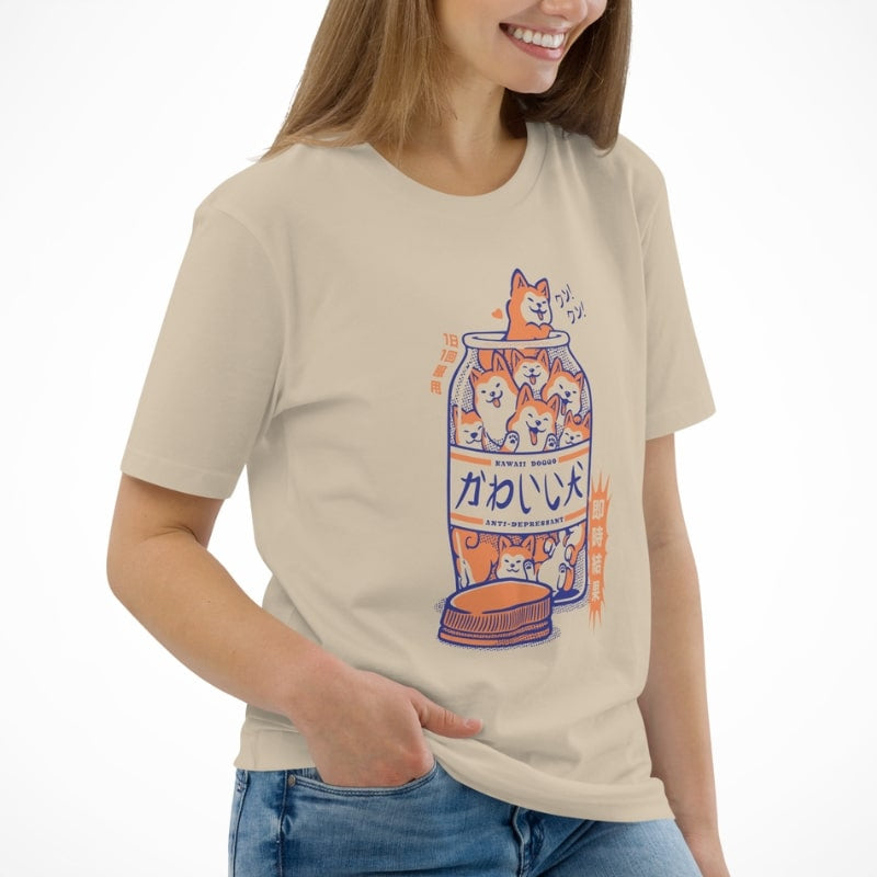 Japansk Shiba Anti depressiv T shirt