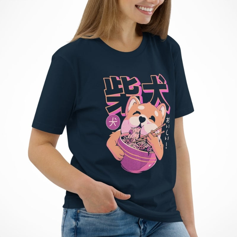 Japansk Shiba Noodle T shirt