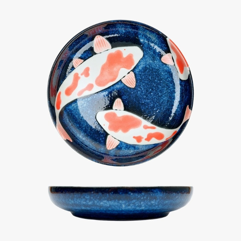 Japansk sopptallrik Koi Karp