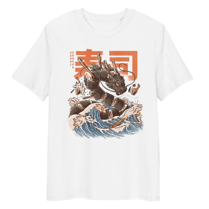 Japansk Sushi Dragon T shirt S