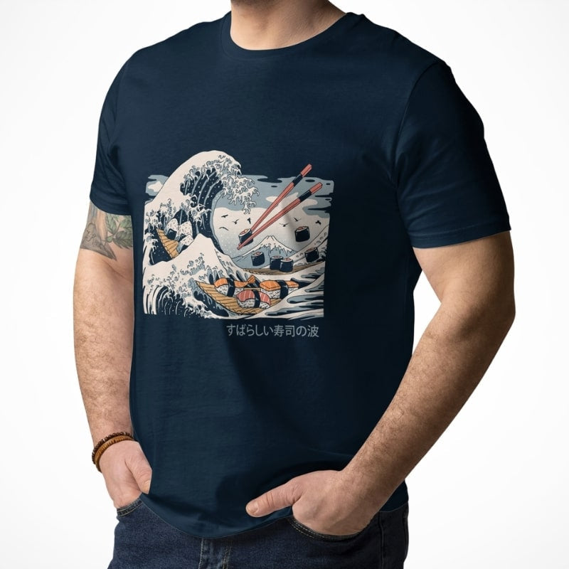 Japansk Sushi Kanagawa T shirt