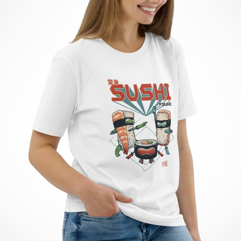 Japansk Sushi Squad T shirt
