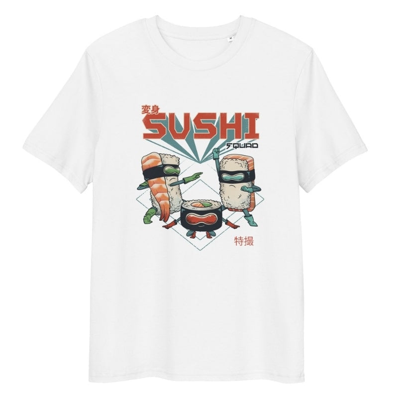 Japansk Sushi Squad T shirt S