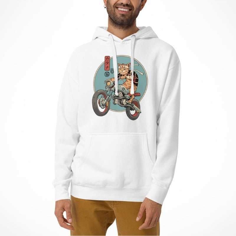 Japansk sweatshirt Neko Rider