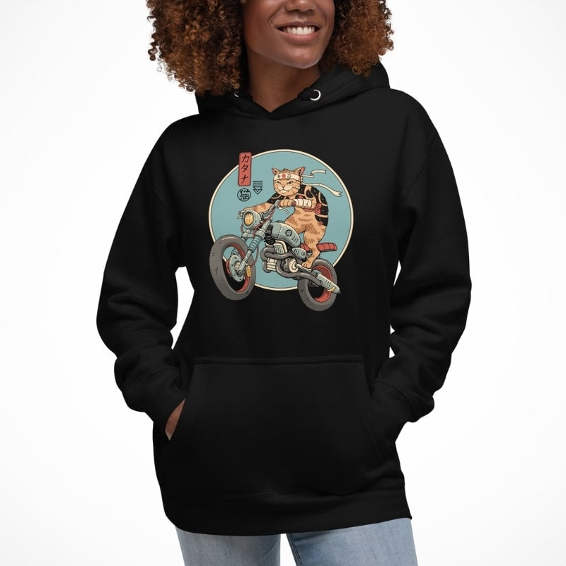 Japansk sweatshirt Neko Rider