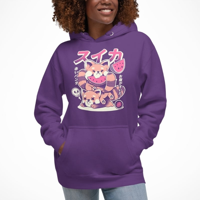 Japansk sweatshirt Röd Panda
